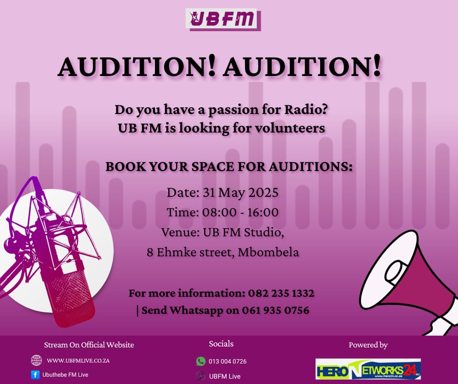 AUDITIONS COMING UP